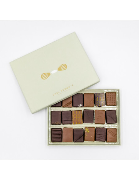 Coffret Chocolats: Box tablettes Chocolat Noir