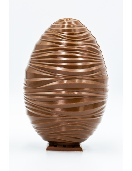 Oeuf strié chocolat lait