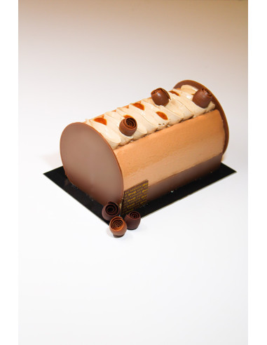 BUCHE CARAMEL CHOCOLAT