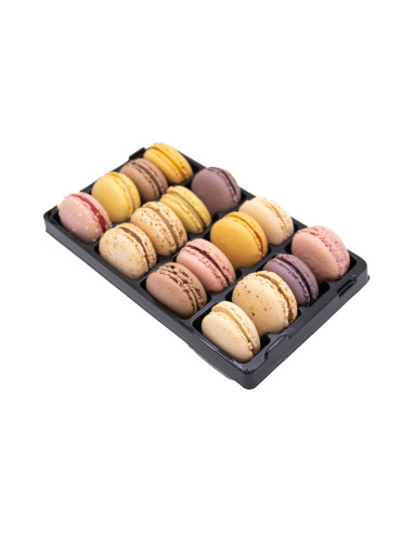 coffret 16 macarons