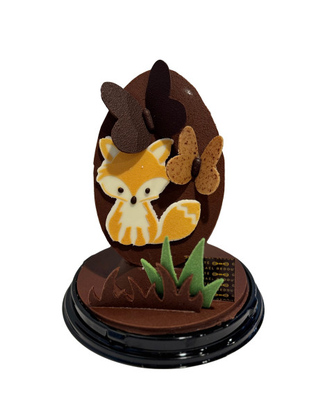 Renard en chocolat