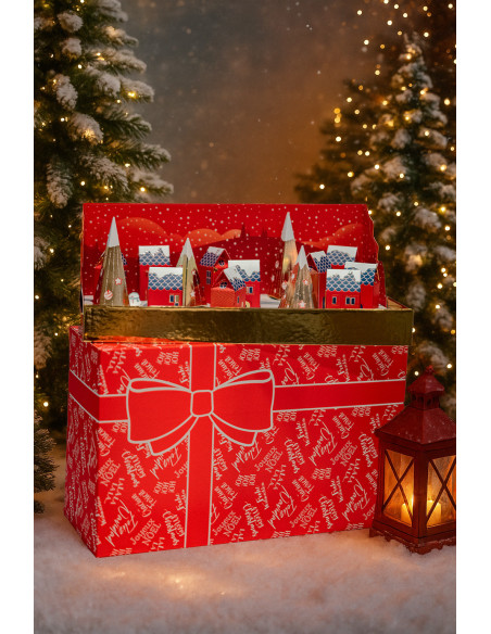 Calendrier de l'avent Village Rouge