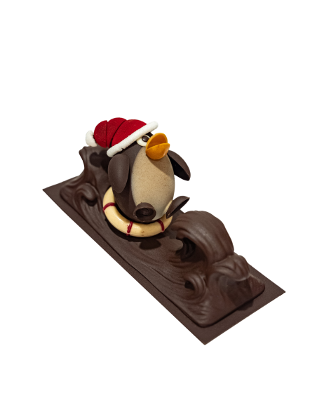 Pingouin sur sa vague