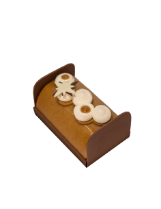 Bûche PERLE DES SABLES (noisette)