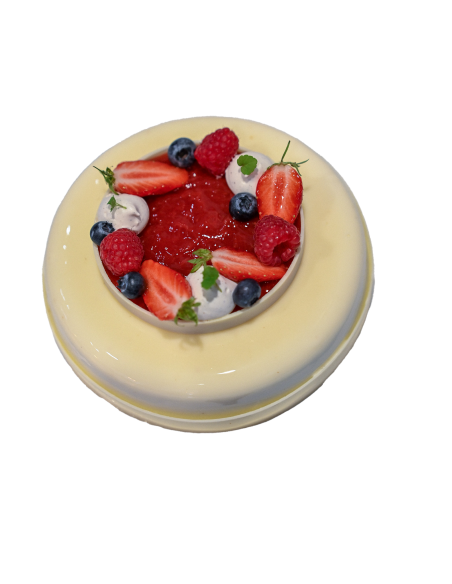 Entremets de Pâques Fraise/Citron