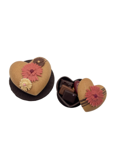 Coeur en chocolat fête des mamans 2