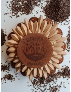 Dessert Fête des pères: Saint-Honoré chocolat-caramel