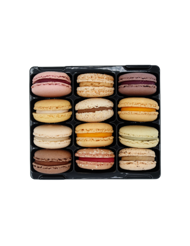 Coffret 12 macarons