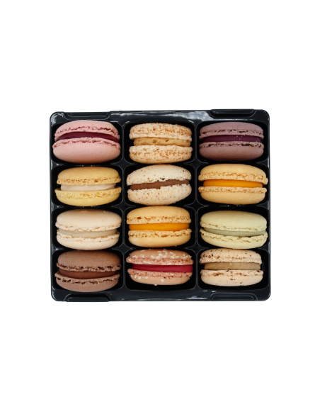Coffret 12 macarons