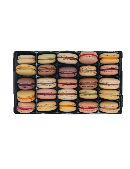 Coffret 25 macarons