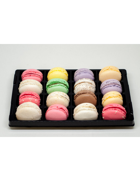 Coffret 16 macarons